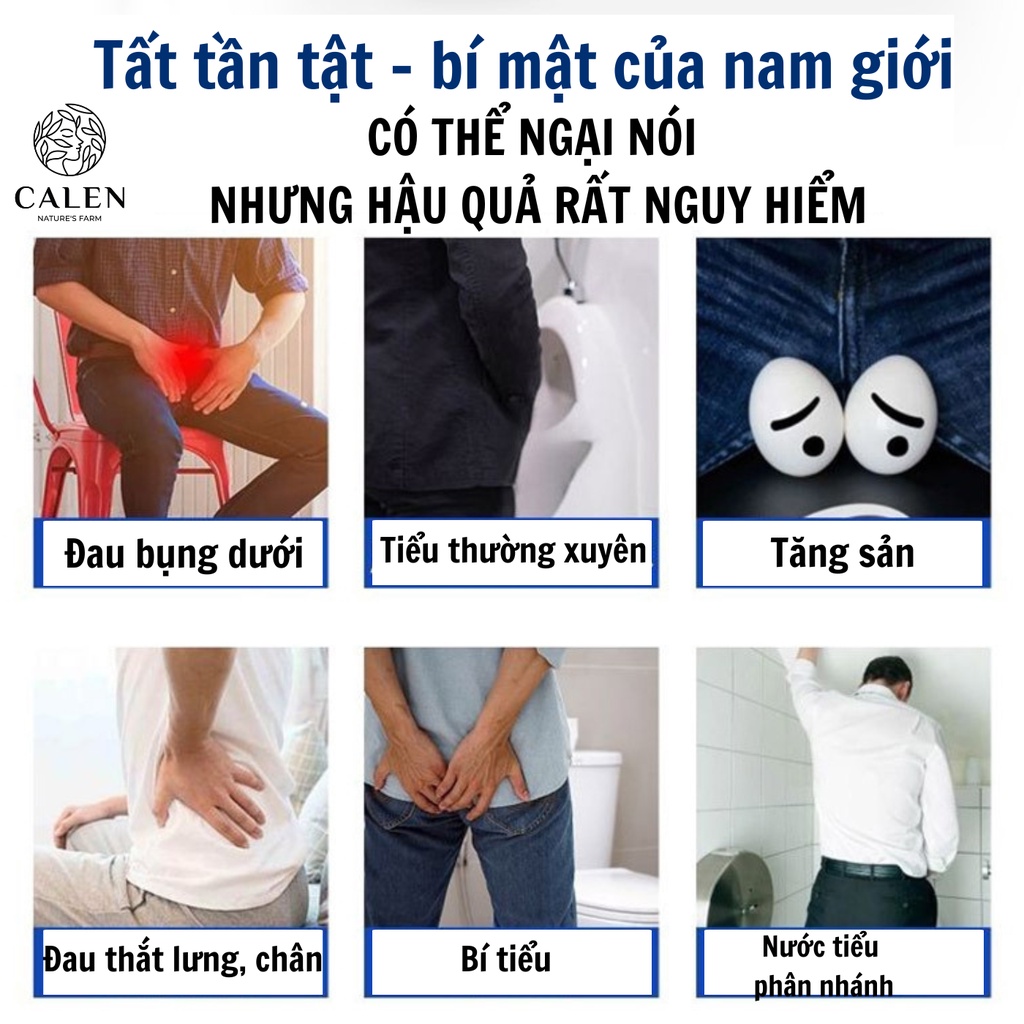 Trà túi lọc hỗ trợ tuyến tiền liệt, tăng cường khả năng sinh lý ở nam giới - Calen Nature Farm