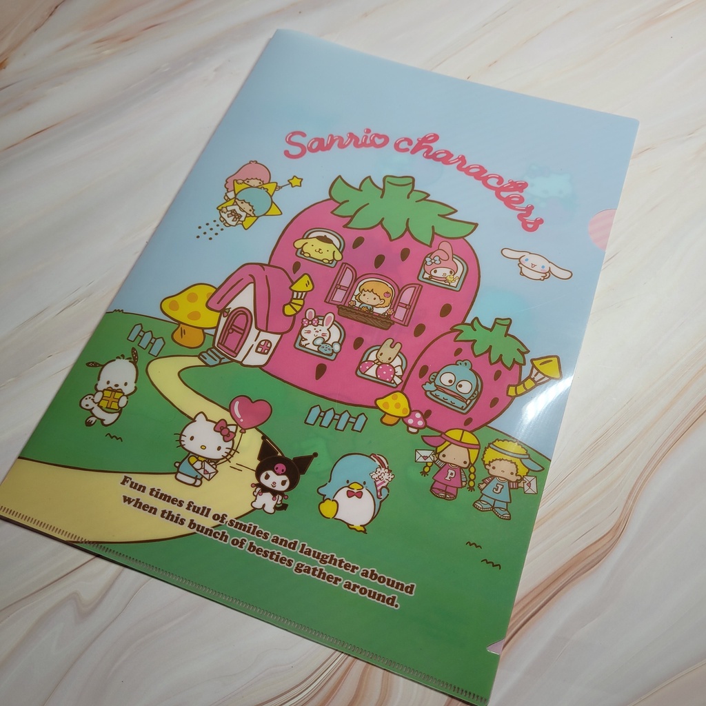 [Mã BMLTB35 giảm đến 35K đơn 99K] Bìa kẹp hồ sơ (folder) Sanrio (Hello Kitty, Cinnamon, Melody, Kuromi...)