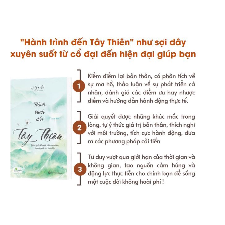 Sách Bizbooks - Hành trình đến Tây Thiên - Giác ngộ để cuộc đời an nhiên, hạnh phúc tự tìm đến