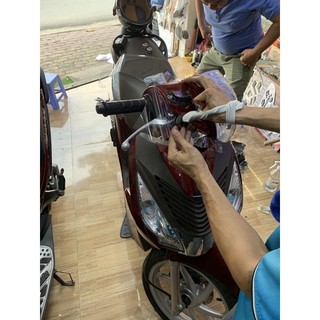 decal keo trong bóng dán xe bóng