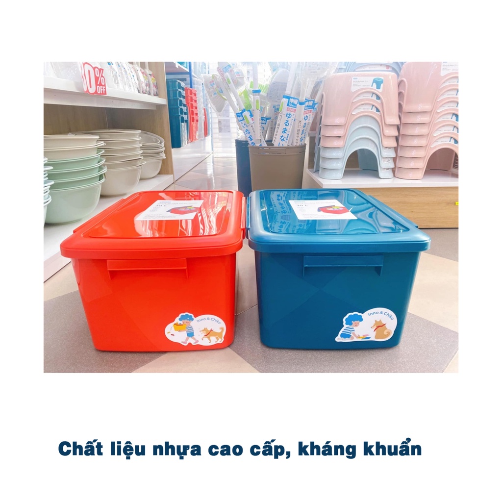 Thùng đa năng, thùng đựng đồ chơi quần áo trẻ em Inochi size10L_18L_30L