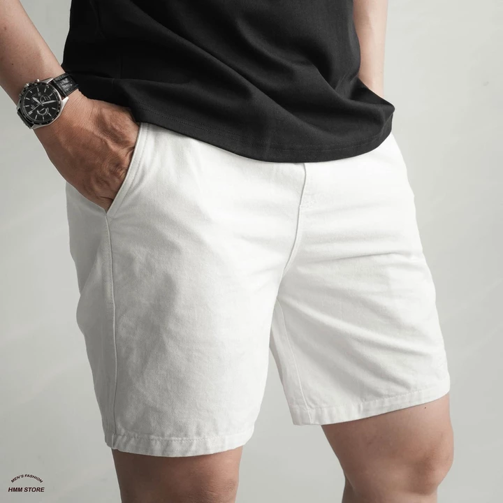 Quần short nam ngắn chất liệu kaki co giãn phong cách trẻ trung, cá tính 5 màu dễ phối đồ
