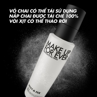 Xịt Khóa Trang Điểm Cấp Ẩm Lâu Trôi Mist & Fix 100ml -  MAKE UP FOR EVER
