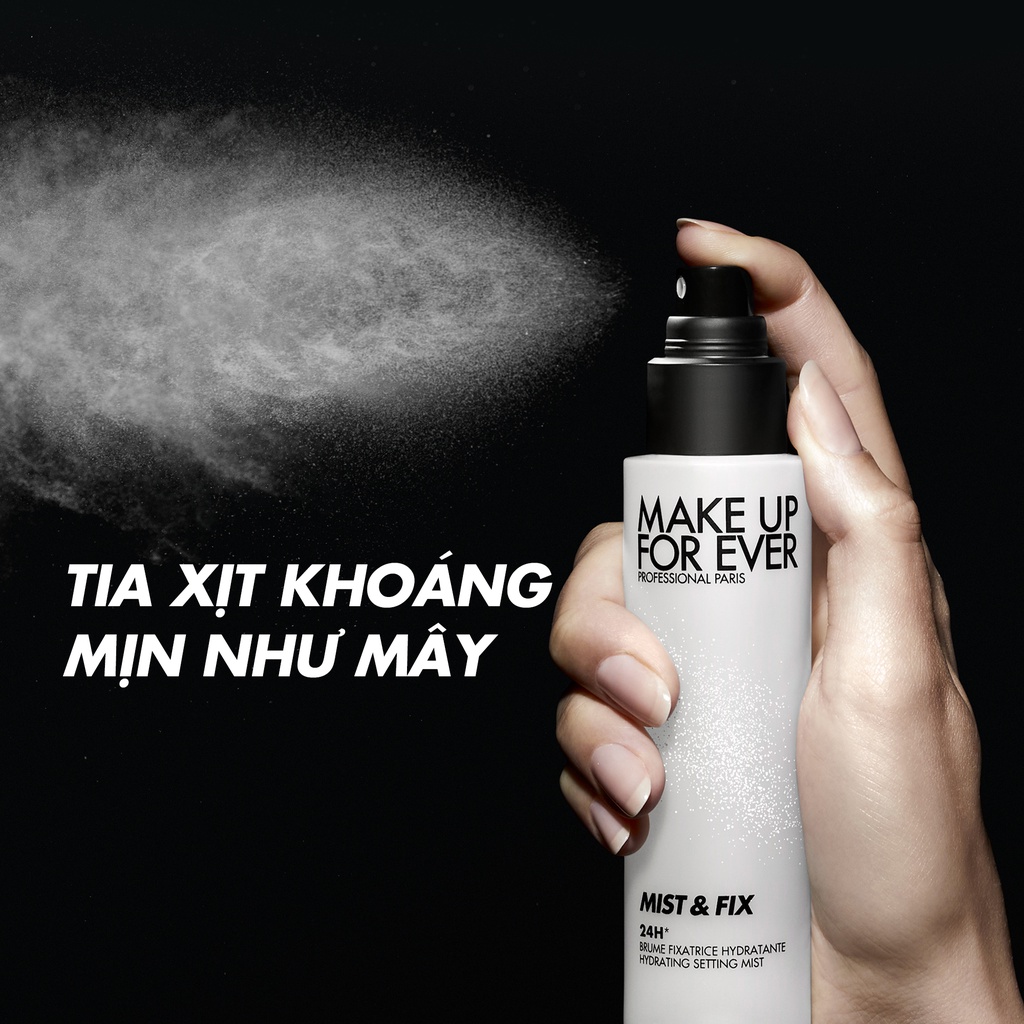 Ảnh Xịt Khóa Trang Điểm Cấp Ẩm Lâu Trôi Mist & Fix 100ml -  MAKE UP FOR EVER 3