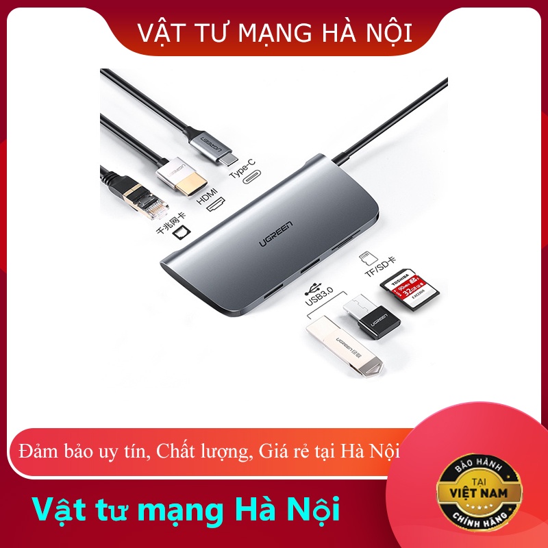 Bộ chuyển đổi Ugreen 50852 - Bộ chuyển đa năng USB-C sang 2xUSB3.0+HDMI ...