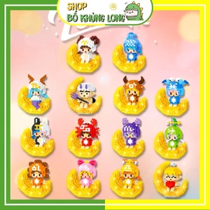 Mô Hình Lắp Ráp Mini 12 Cung Hoàng Đạo 3D Có Đèn Led Phát Sáng Siêu Đẹp Đồ Chơi Xếp Hình Gía Rẻ - BỐ KHỦNG LONG