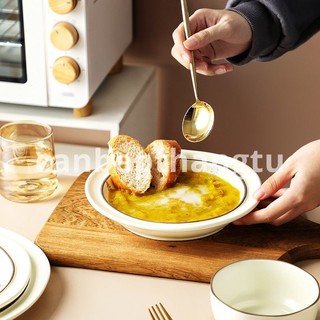 Chén bát sứ cao cấp phong cách hiện đại tối giản hoa văn lá nhẹ nhàng CBG04