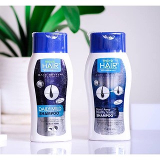 Dầu Gội Giảm Rụng Tóc 2 in 1 THICK HAIR 300ML I Shampoo Kích Mọc Tóc, Dưỡng Tóc, Kèm Xả - ( Vivan _ Cosmetics )