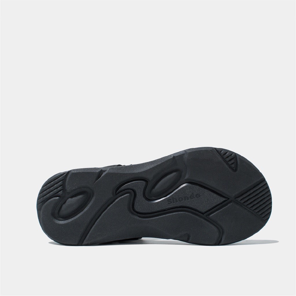 Ảnh Giày Sandals F8 Shondo Full Đen F8M1112 4