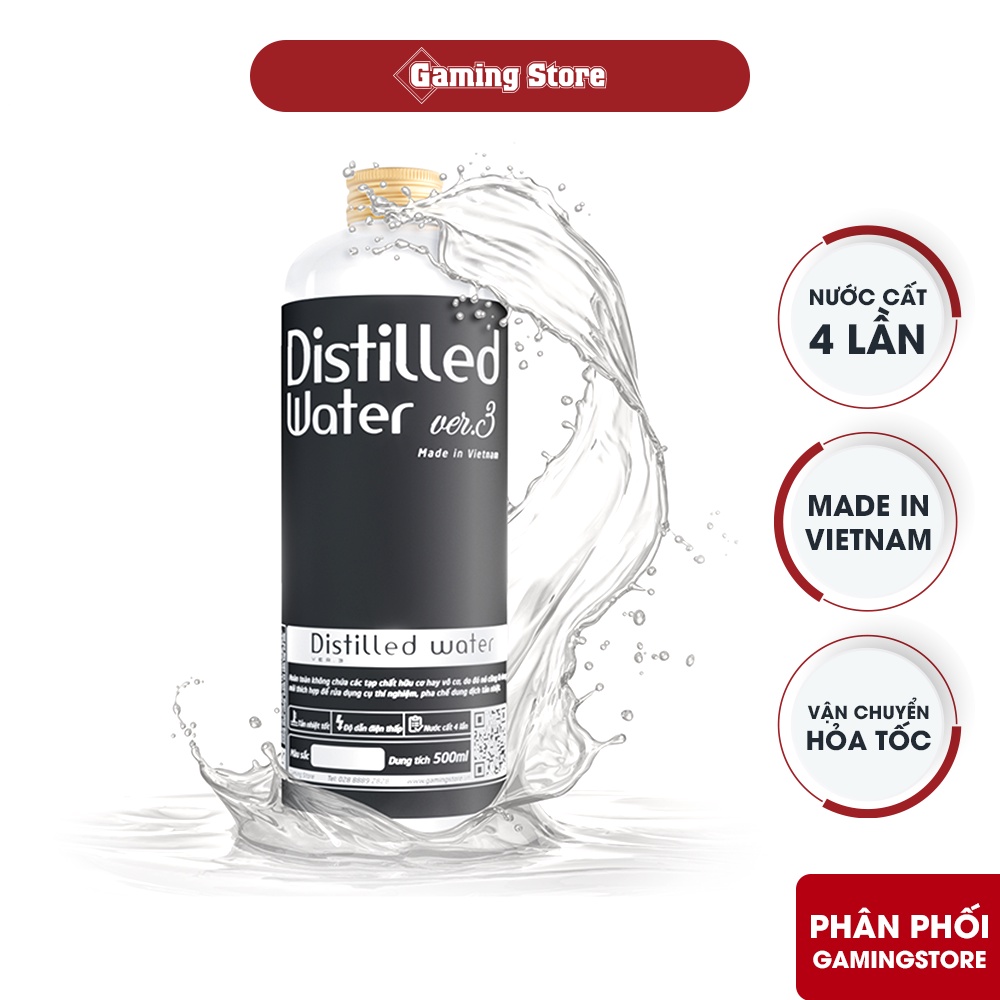 Nước Cất Distilled Water ver.3 (4 Lần) – Hàng Chính Hãng