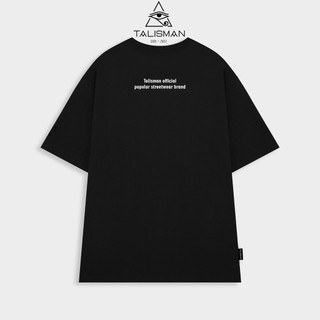Áo thun đen, Áo thun TALISMAN T05 hibiscus flower 100% cotton