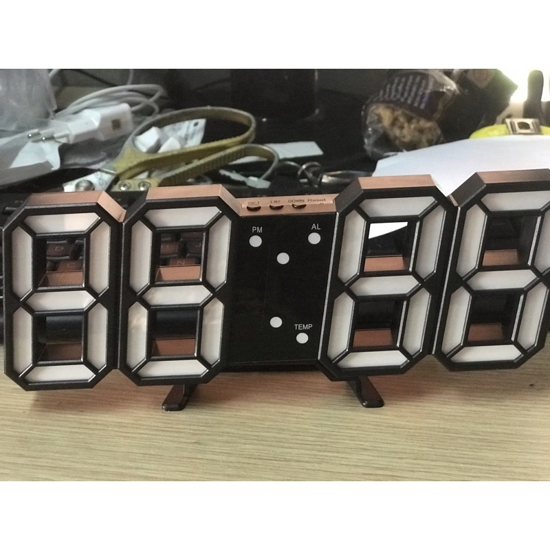 Đồng hồ led để bàn đồng hồ decor (kèm dây đầu usb + 1 pin) | BigBuy360 - bigbuy360.vn