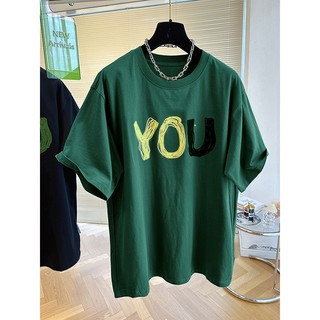 HIIXIIVI Áo thun cotton tay ngắn cổ tròn thời trang mùa hè phong cách Hàn Quốc mới 2023