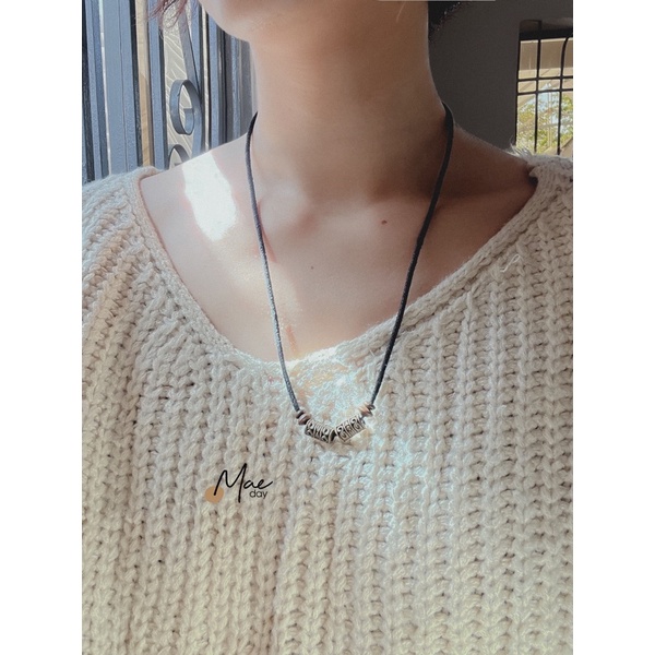 Vòng Mineko - vòng tay, vòng cổ/ dây charm chuyền khoanh trụ retro