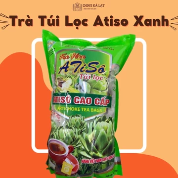 Trà atiso túi lọc gói màu xanh 200G/100 Túi trà Gồm thân rễ lá hoa atiso ngọt thanh)