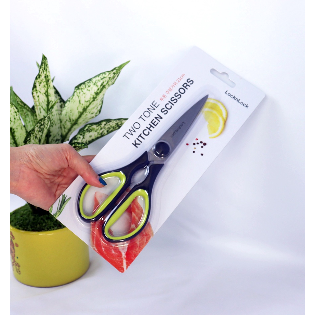 KÉO NHÀ BẾP LOCKNLOCK - CKC313GRN (màu đen phối xanh) | Shopee Việt Nam