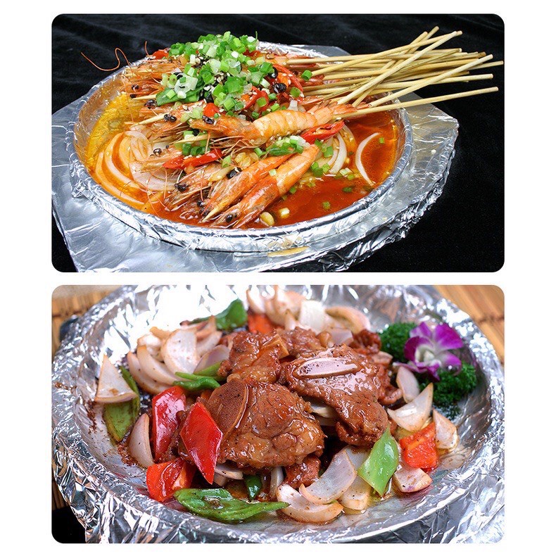 Giấy bạc-nướng thịt - nướng thực phẩm nồi chiên không dầu dài 5M cách nhiệt