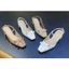 Giày slingback mũi vuông 3 phân gót vuông ANN phối nơ BB kiểu dáng sang trọng cao cấp _ SB3004NBB