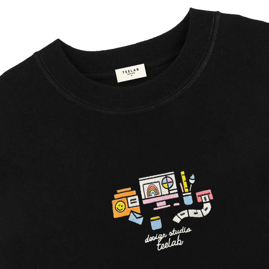 Ảnh Áo Thun Teelab Minimal Studio Tshirt Cotton 100% Unisex Form Oversize Local Brand TS174 3