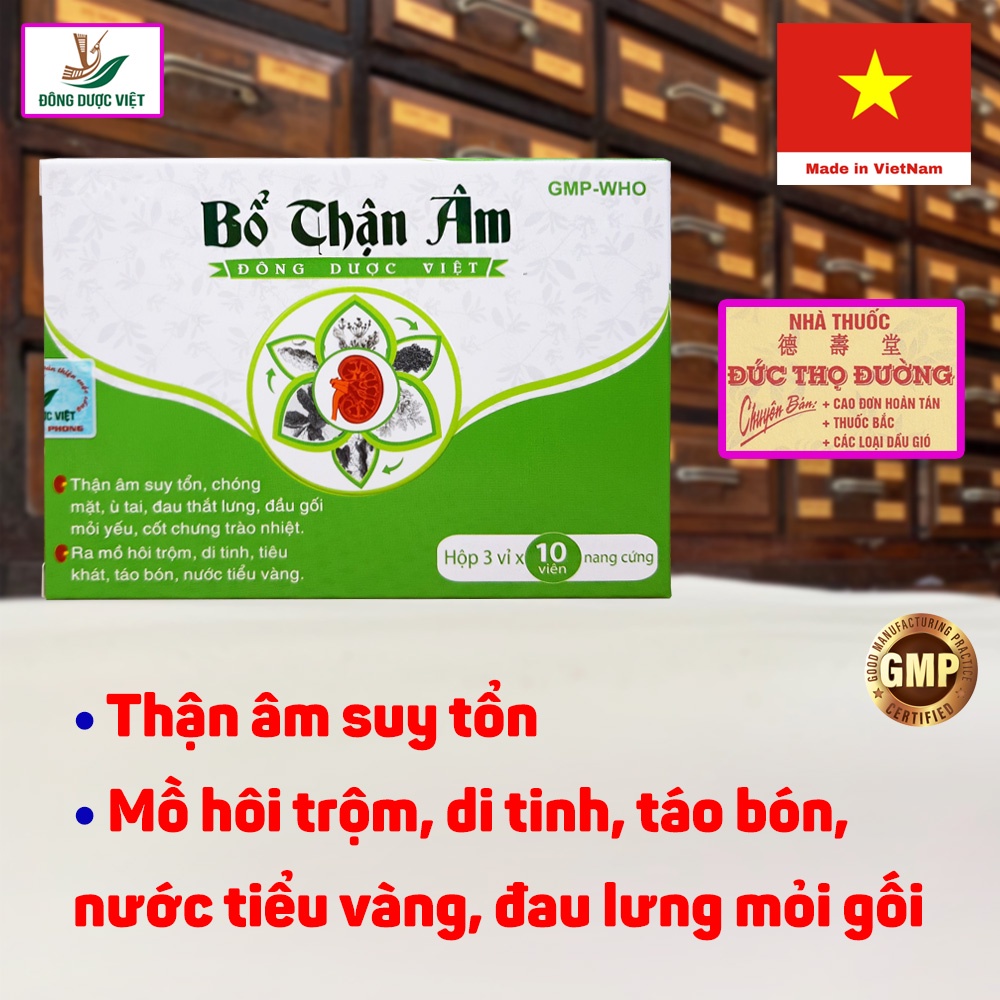 Thuốc Bổ Thận Đông Dược Việt: Lợi Ích, Thành Phần và Hướng Dẫn Sử Dụng