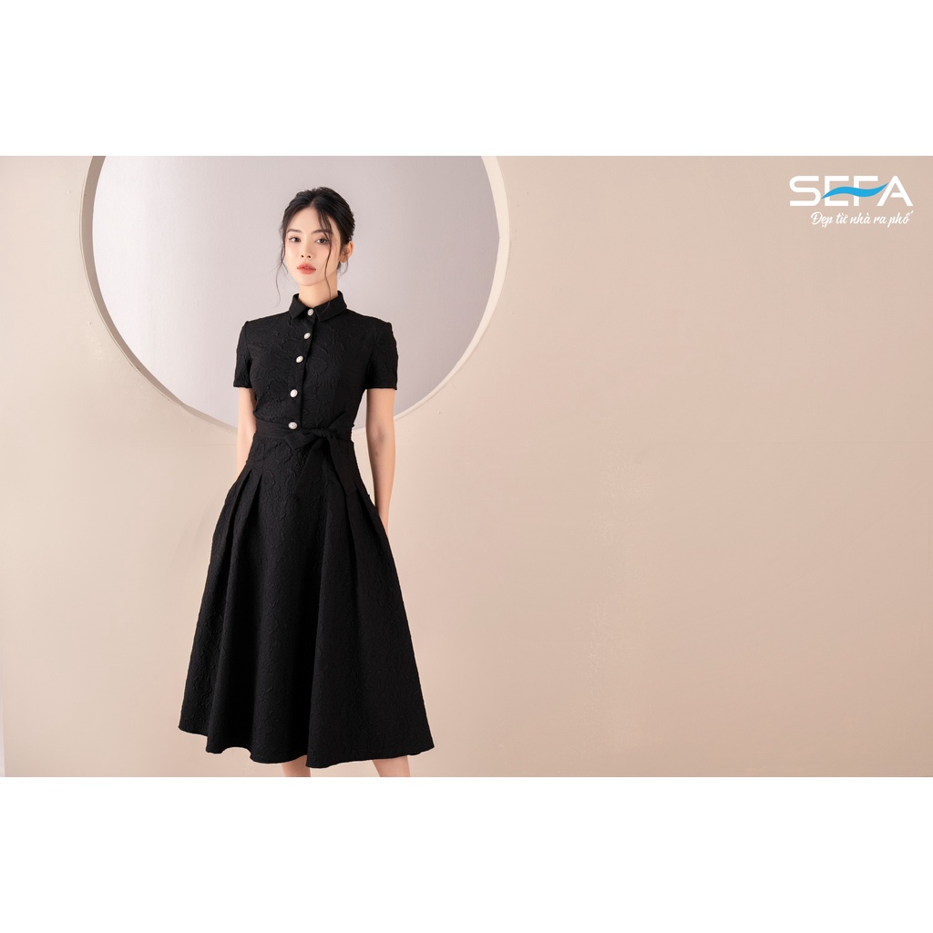 Ảnh Đầm xoè SEFA cổ sơ mi bảng màu cực đẹp 200020675 2
