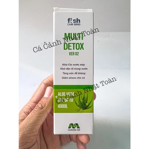 MULTI DETOX VER 02 KHỬ CLO. KHỬ ĐỘC, CHỐNG SỐC, TẠO NHỜN GIẢM STRESS CHO BỂ CÁ CẢNH MULTIBIO LAB 100ML