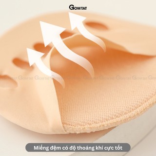 [MUA 3 TẶNG 1] Tất nữ mũi chân đi giày cao gót GOMTAT, dạng xỏ ngón chất liệu cotton êm chân khử mùi -PO-MUICHAN-3010