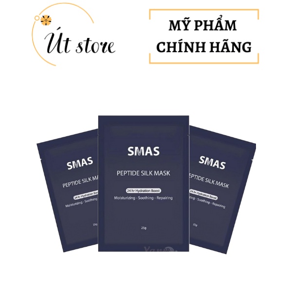 Mặt nạ Smas peptide silk mask cấp ẩm phục hồi da cao cấp - Út store