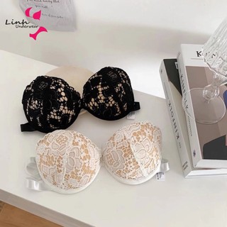 Áp cup chống tụt ren đệm tim siêu nâng đỡ tạo khe quyến rũ C9 Phương Linh Underwear