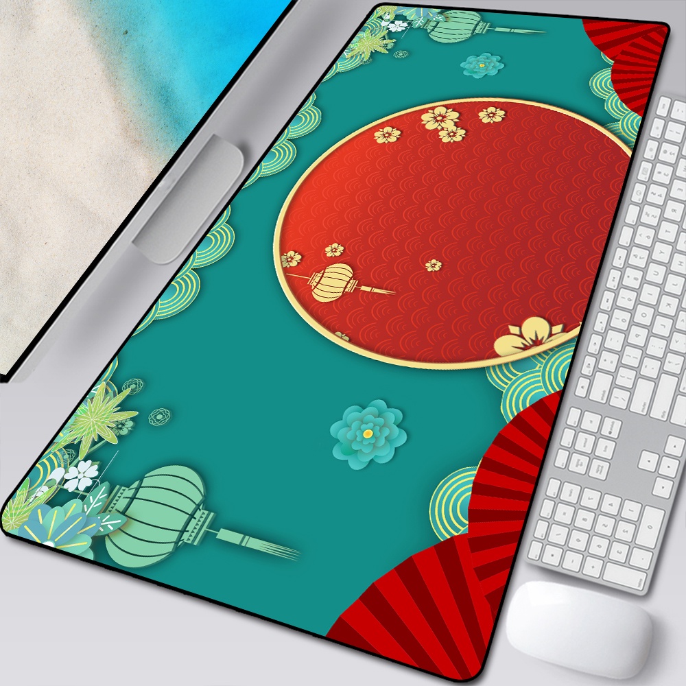 Phong Cách Cây Xanh Lớn Chơi Game Mousepad L XL 90x40cm Game Thủ Chuột Miếng Lót Kích Thước Cho Văn Phòng Bàn Dài Thảm Bàn Làm Việc