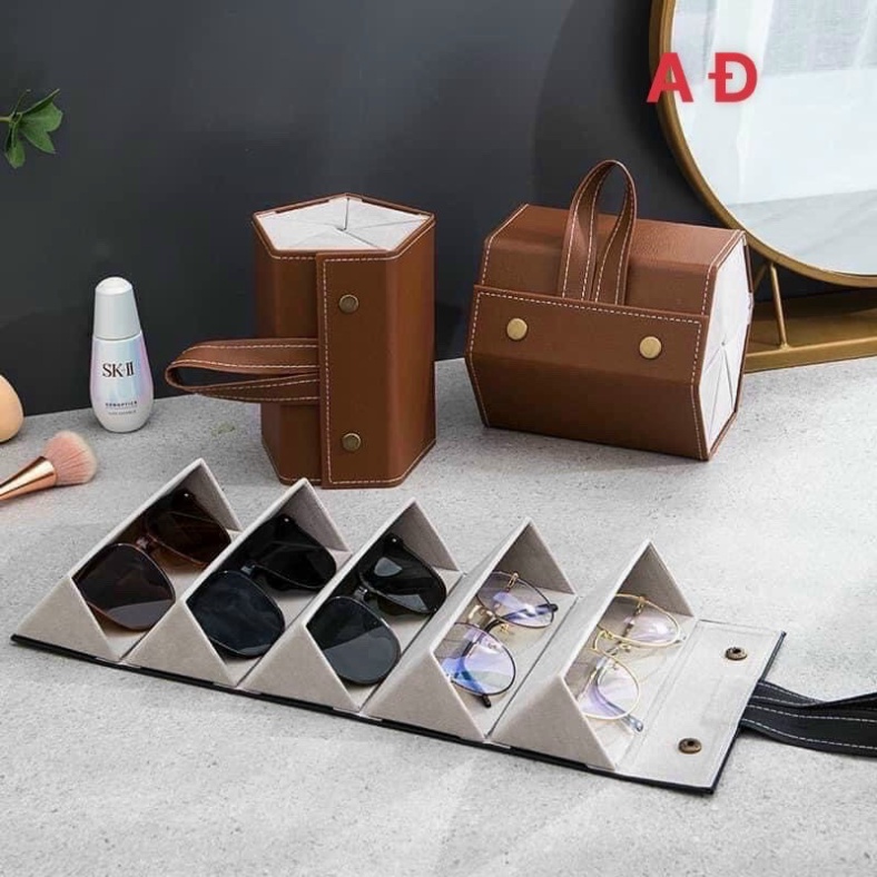 Hộp Đựng Kính Mắt Tiện Lợi Nhiều Ngăn Sang Trọng [Nhận Sỉ]