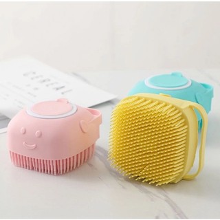 -Bông tắm silicone tạo bọt mềm mịn an toàn cho cả người lớn và em bé