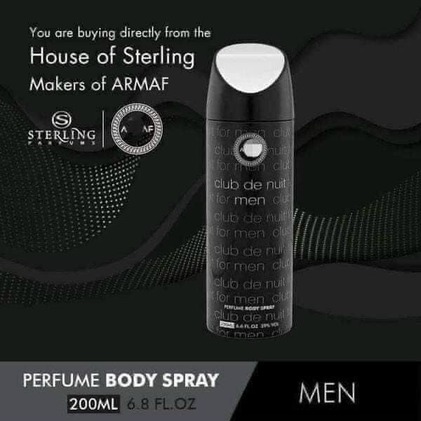 Xịt Thơm Toàn Thân Armaf Club De Nuit 200ml - Nam/Nữ - Xịt Body / Xịt Khử Mùi Toàn Thân Nước Hoa Sang Trọng