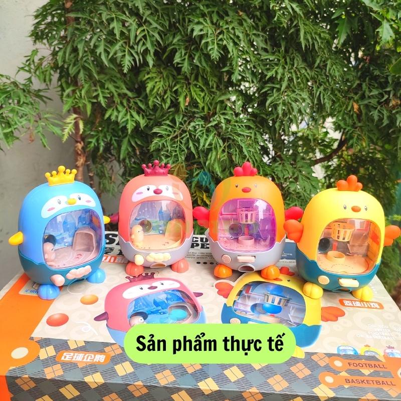 Đồ Chơi Bóng Rổ, Đá bóng Mini Hình Gà  và Chim Cánh Cụt Dễ Thương Rèn Luyện Khéo léo cho bé- Binbinbo