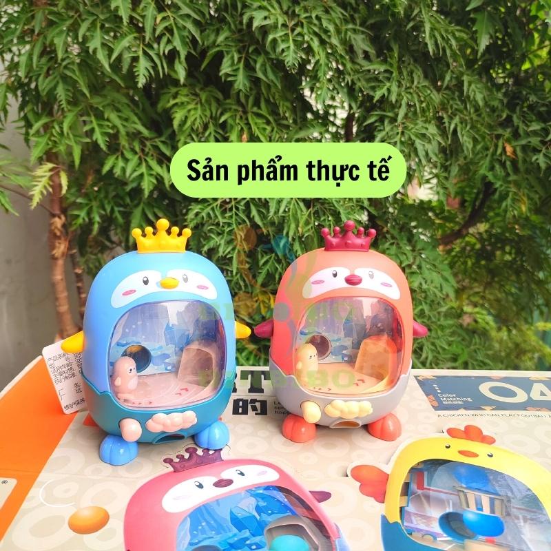 Đồ Chơi Bóng Rổ, Đá bóng Mini Hình Gà  và Chim Cánh Cụt Dễ Thương Rèn Luyện Khéo léo cho bé- Binbinbo