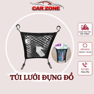 Túi Lưới Đựng Đồ Trên Xe Oto - Treo Giữa 2 Ghế Tiện Lợi