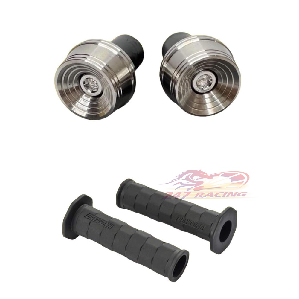 Combo Bao Tay Daytona tặng kèm Gù INOX mẫu THÁI Lõm gắn nhiều loại xe máy Exciter Sirius Wave Dream Sonic Satria...