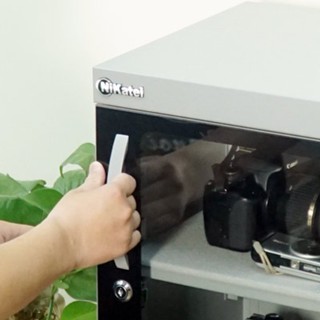 Tủ chống ẩm nhập khẩu Nikatei NC-80HS Siver Plus dung tích 80 lít -  Bảo hành điện tử