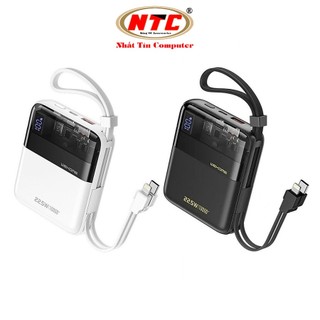 Pin dự phòng Remax WEKOME WP-309 10000mAh USB QC 3.0 22.5W, TypeC PD 20W, Kèm 2 cáp sạc nhanh