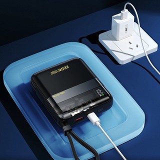Pin dự phòng Remax WEKOME WP-309 10000mAh USB QC 3.0 22.5W, TypeC PD 20W, Kèm 2 cáp sạc nhanh
