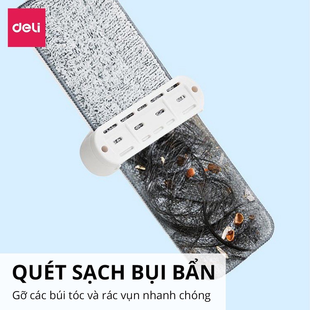 Cây lau nhà tự vắt thông minh chổi lau nhà xoay 360 độ tiện lợi, siêu sạch cho phòng khách phòng ngủ