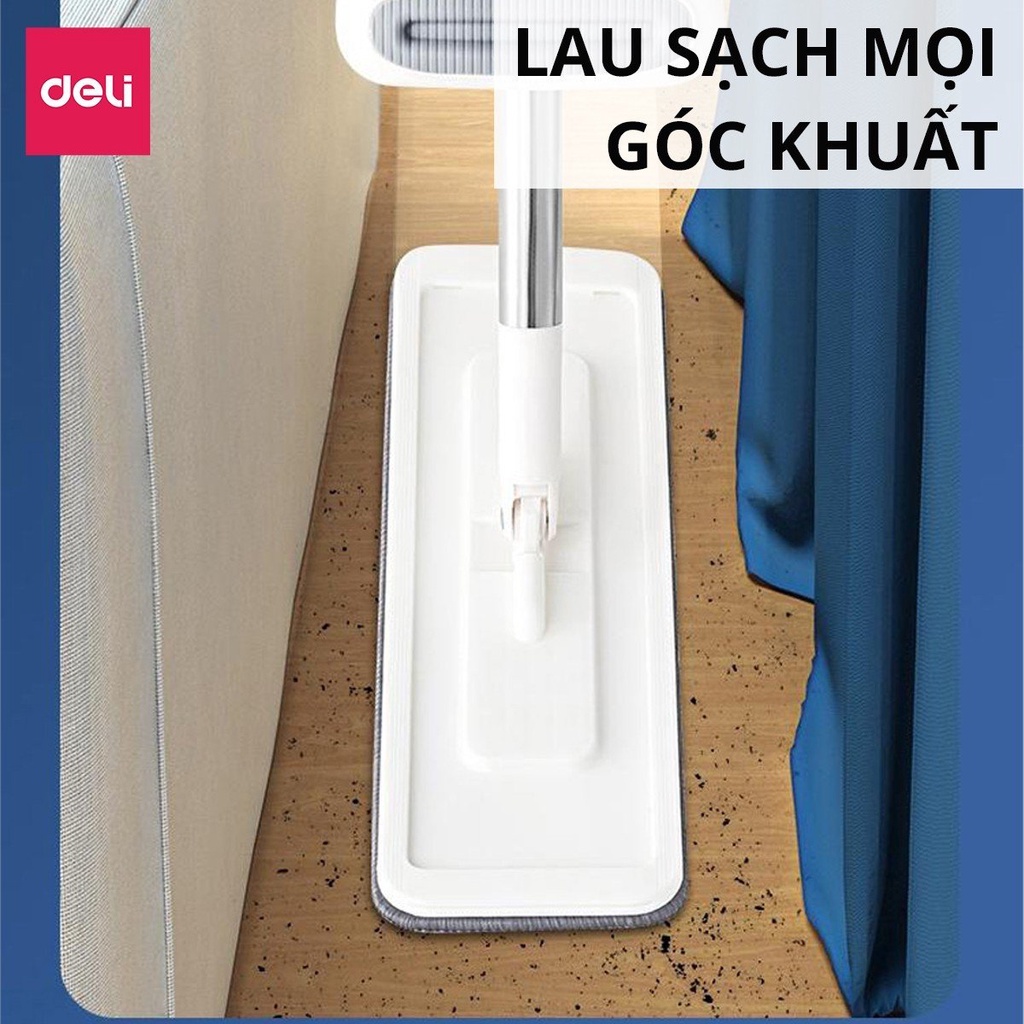 Cây lau nhà tự vắt thông minh chổi lau nhà xoay 360 độ tiện lợi, siêu sạch cho phòng khách phòng ngủ