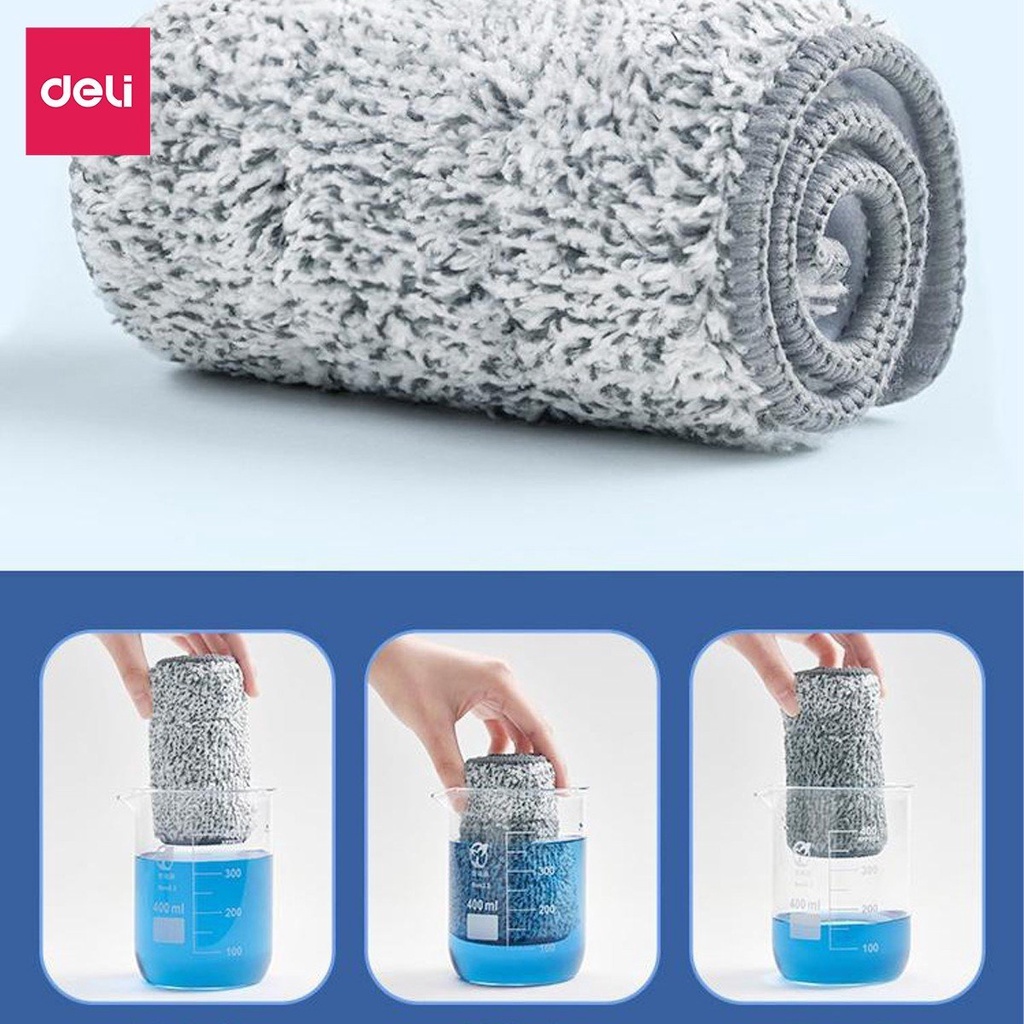 Cây lau nhà tự vắt thông minh chổi lau nhà xoay 360 độ tiện lợi, siêu sạch cho phòng khách phòng ngủ