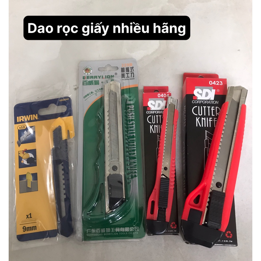 Dao rọc giấy nhiều hãng nhiều kích cỡ | Shopee Việt Nam