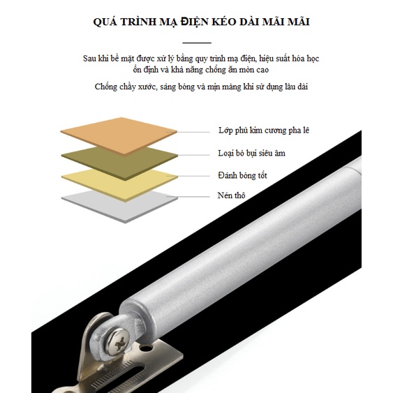 Ty Thủy Lực nâng đỡ, thanh thủy lực tự động đỡ cửa 100N