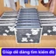 Túi vải đựng quần áo 9 ngăn có tay cầm tiện dụng