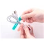 Dụng cụ quấn dây cáp sạc/ tai nghe USB làm từ silicon nhiều màu sắc sử dụng tiện lợi