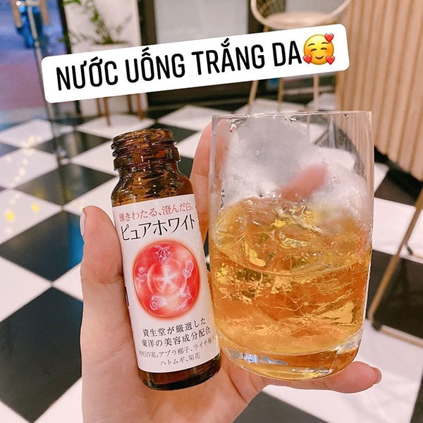 Nước Uống Đẹp Da Collagen Shiseido Pure White Nhật Bản Hỗ Trợ Trắng Da Tự Nhiên (10 Lọ X 50ml)
