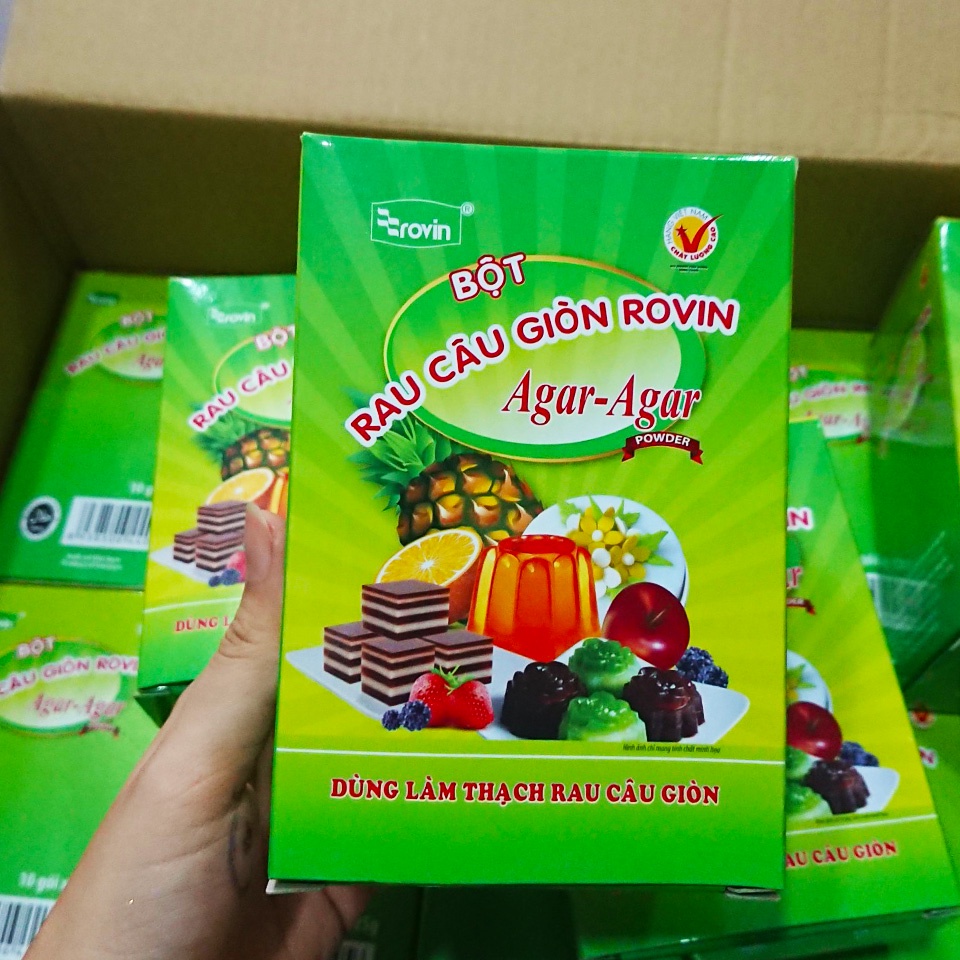 BỘT RAU CÂU GIÒN ROVIN HOÀNG YẾN CHÍNH HÃNG - hộp 250gr | Shopee Việt Nam