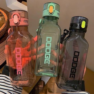 Bình Nước 1000ml Thiết Kế Màu Trong Suốt, Kiểu Dáng Hottrend Thời Thượng Chất Liệu An Toàn, Không Độc Hại, Độ Bền Cao